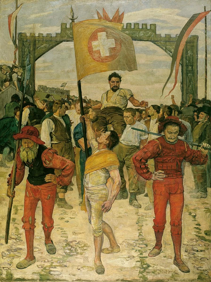 La sfilata degli Schwinger, 1887 - Galerie Tanner, Zurigo